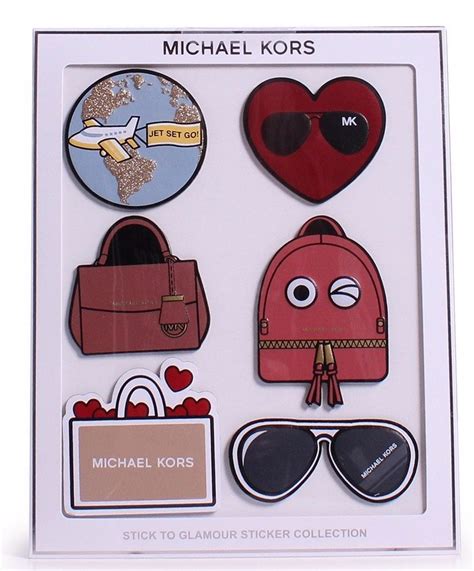 stick on bag patches michael kors|Michael Kors Stick to Glamour Leather Sticker Patches Heart.